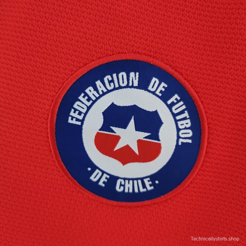 2022 Chile Home Soccer Jersey