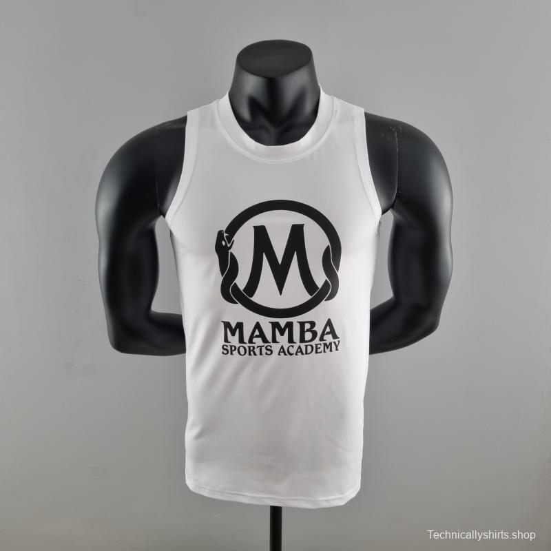 2022 NBA Mamba White Vest Shirt #K000185