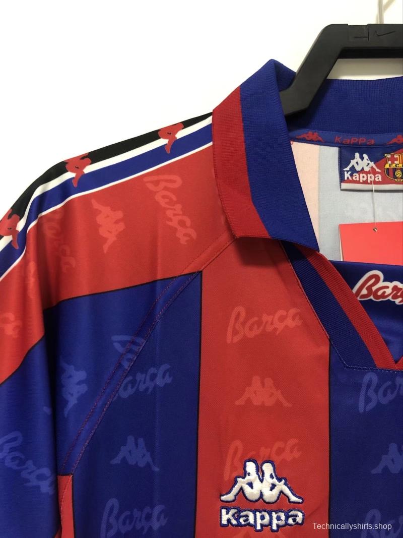 Retro 96/97 Barcelona Home Soccer Jersey