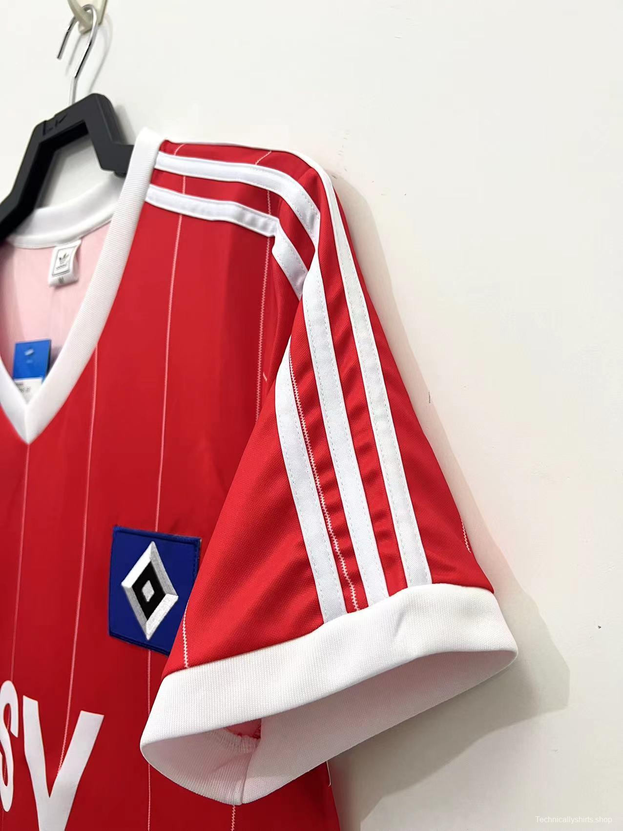 Retro 83/84 Hamburg SV Away Soccer Jersey