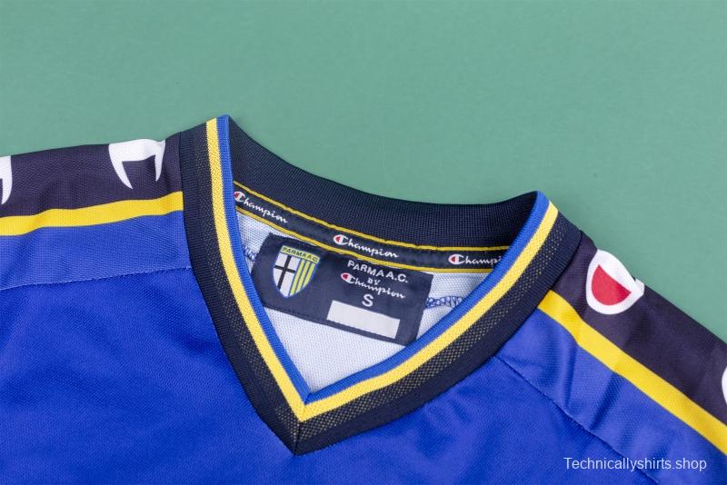 RETRO 01/02 Parma Home Soccer Jersey