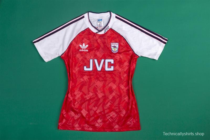 Retro 90/92 Arsenal Home Soccer Jersey