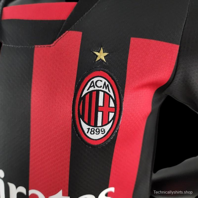 22/23 Kids AC Milan Home SIZE16-28 Soccer Jersey