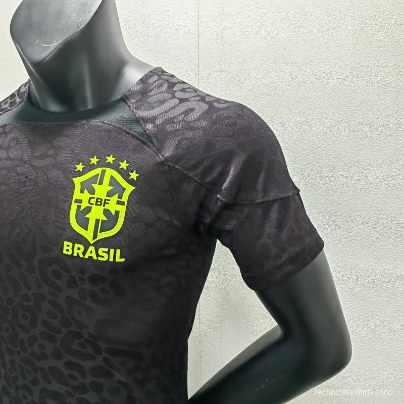 Player Version 2022 Brazil Black Training Jersey