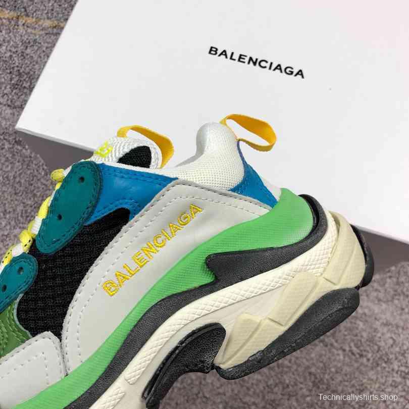 Men Balenciaga Triple-S Sneaker Green/Grey