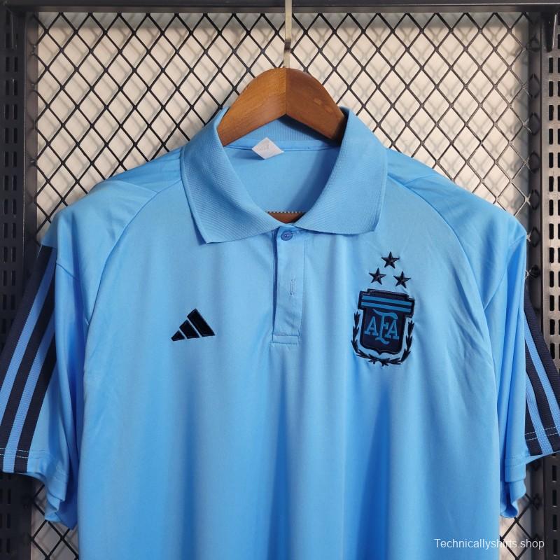 22-23 Argentina POLO Blue Jersey