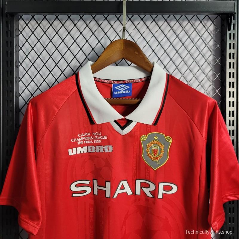 Retro 99/00 Manchester United Home Jersey