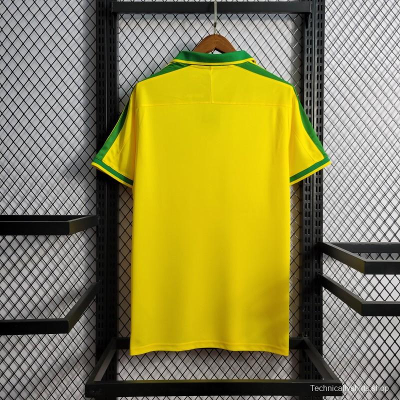 Retro 1997 Brazil Home Jersey