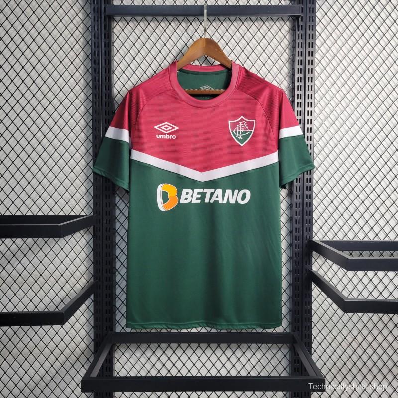 23-24 Fluminense Celestial Training Jersey Green+Red