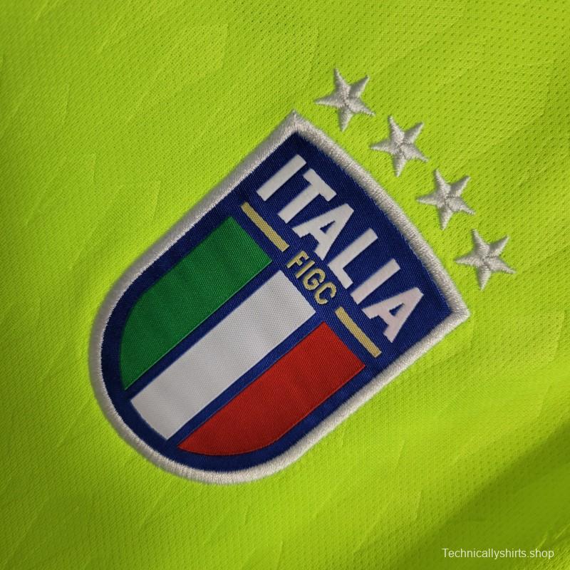 23-24 Italy Goalkeeper Green Jersey