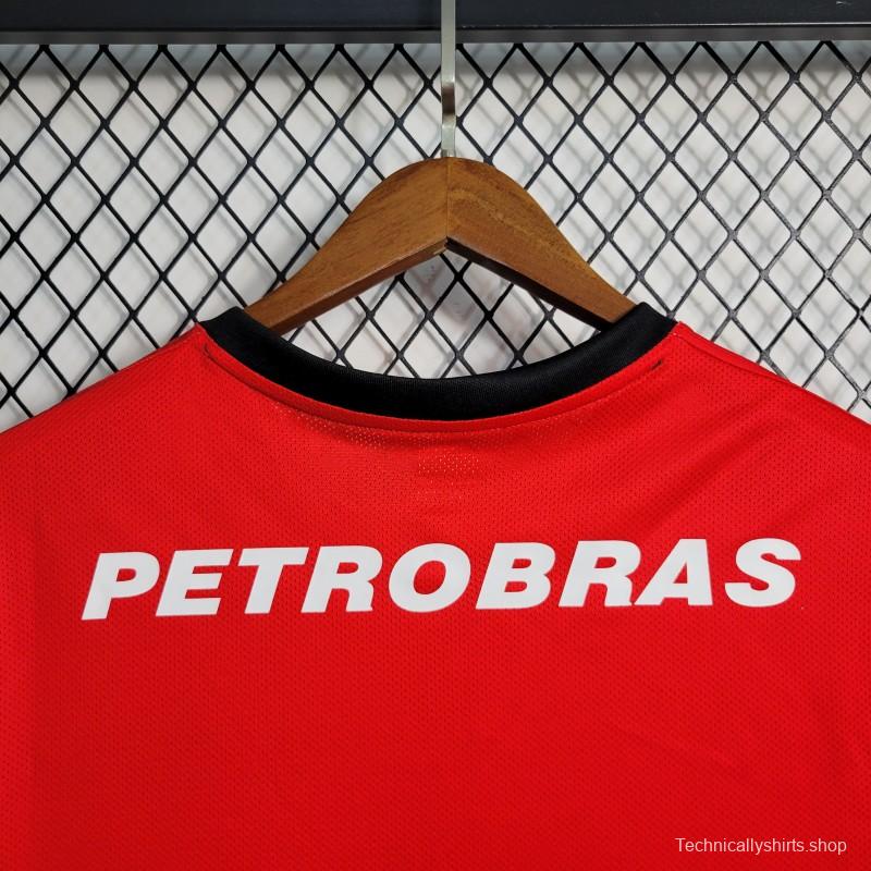 Retro 08-09 Flamengo Third Black Red Jersey