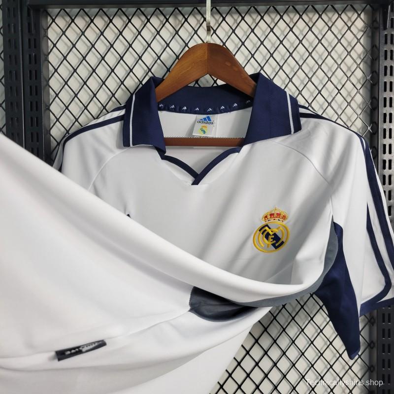 Retro 00-01 Real Madrid Home Jersey