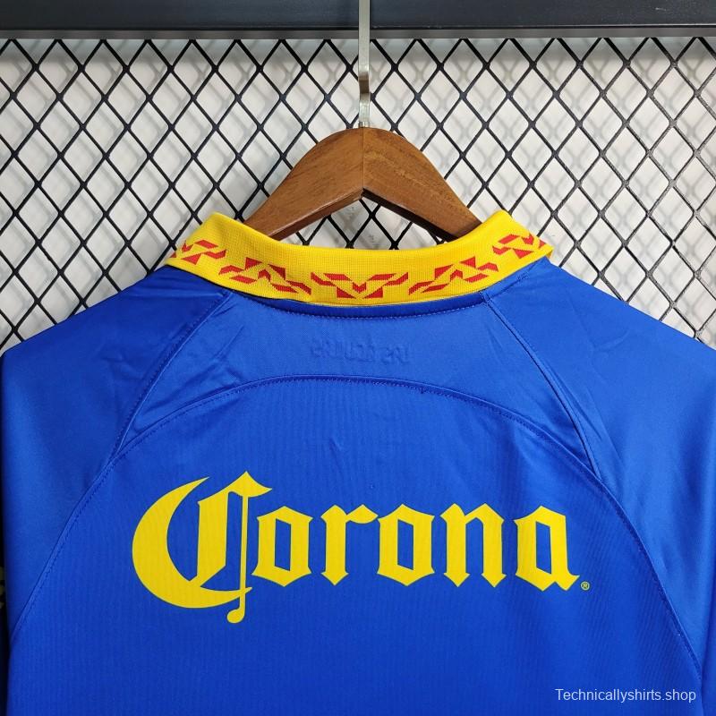 23-24 Club America Away Blue Soccer Jersey