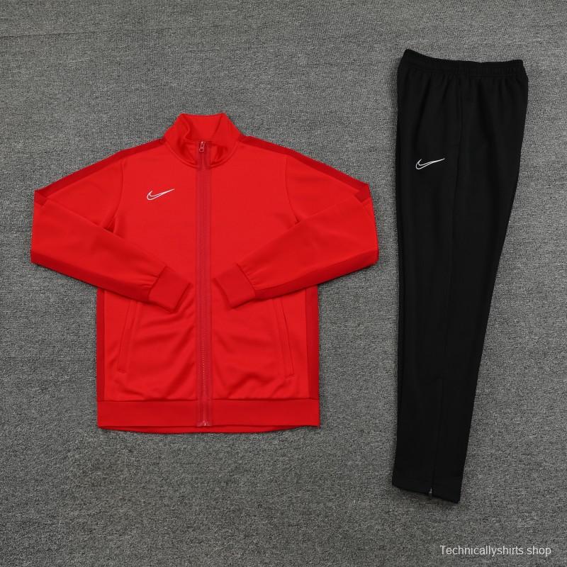 2023 Nike Red Full Zipper Hoodie Jacket +Pants