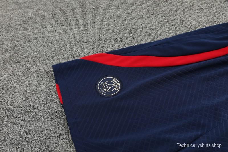 23-24 PSG Navy Vest Jersey+Shorts