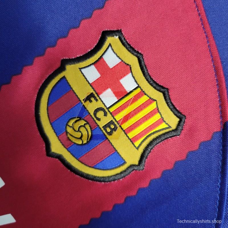 23-24 KIDS Barcelona Home Jersey