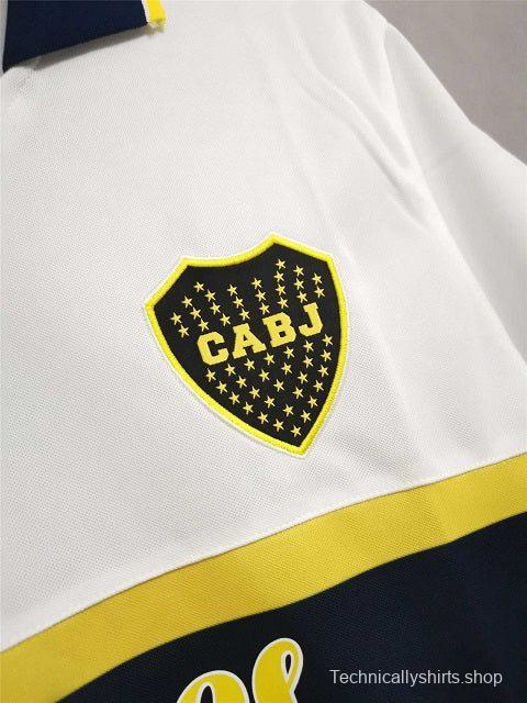 Retro 96/97 Boca Juniors Away White Jersey