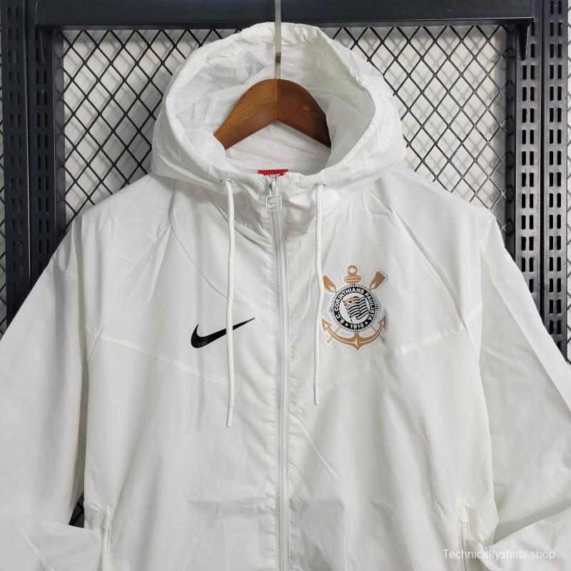 23-24 Corinthians White Windbreaker