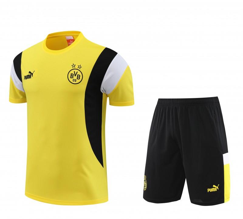 23 24 Borussia Dortmund Yellow Short Sleeve+Shorts