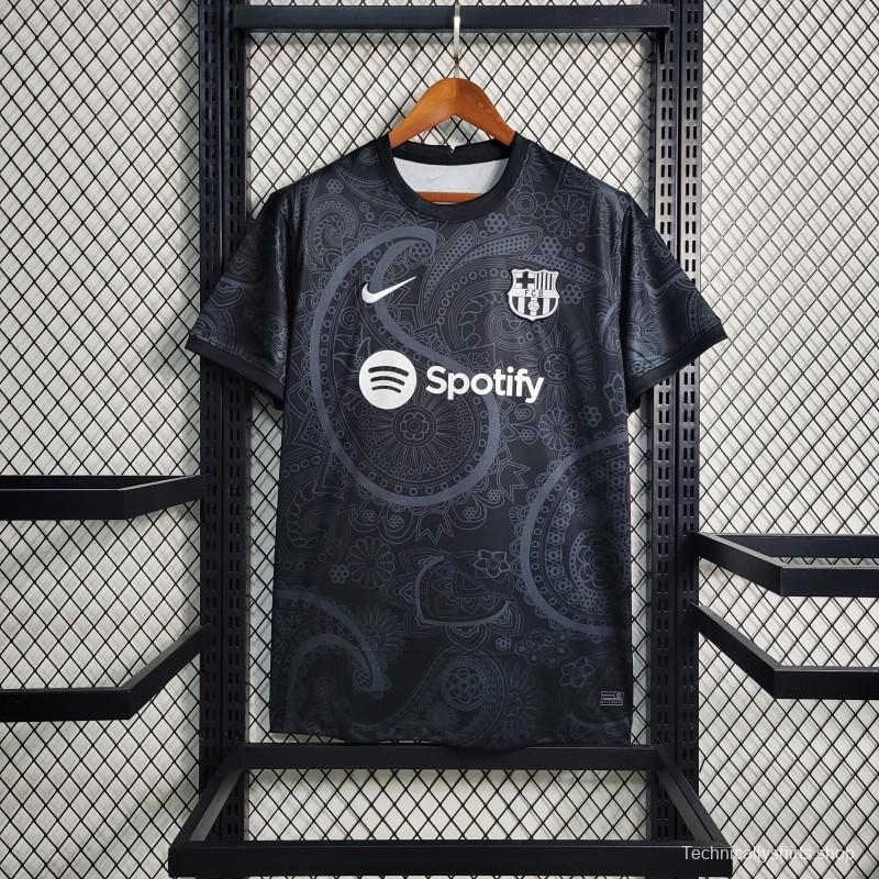 23/24 Barcelona Blackout Black Jersey