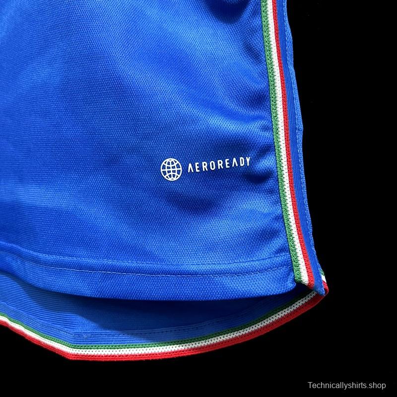 2023 Italy Home Long Sleeve Jersey