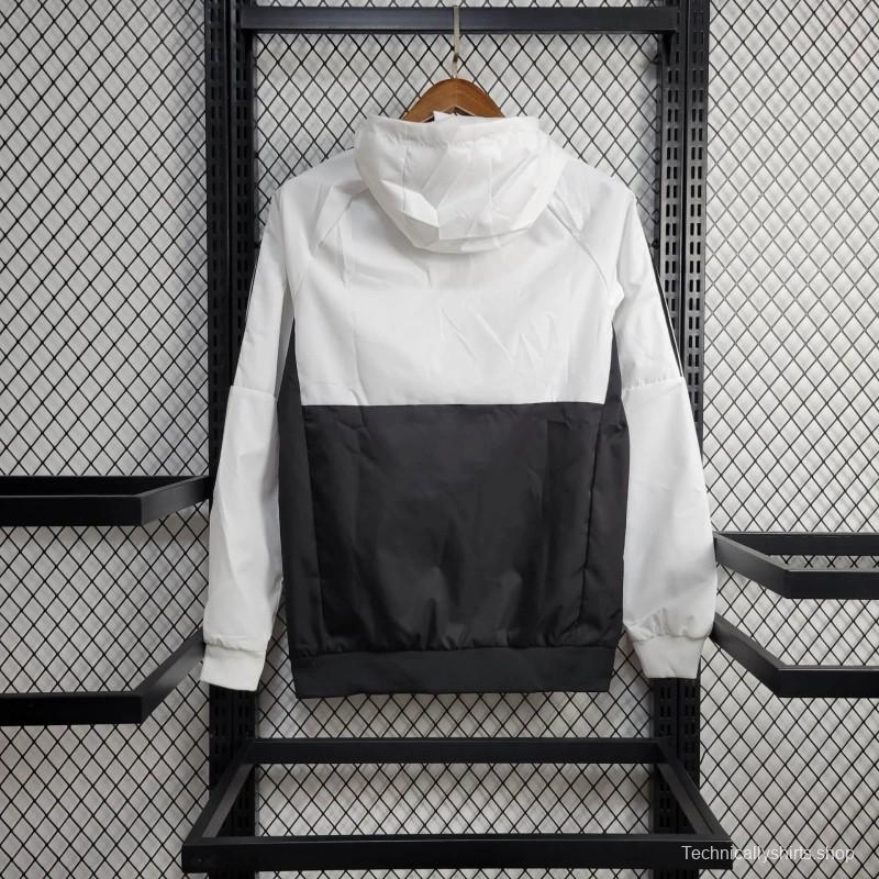 24/25 Belgium Black White Windbreaker