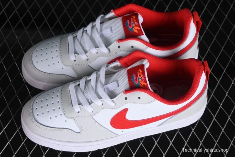 Nike Court Borough Low 2 Casual Campus Sneakers with Retro Basketball Design - FZ5525-161