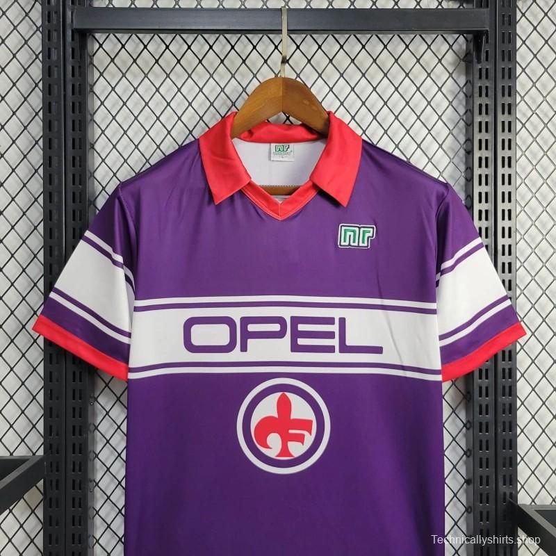 Retro 84/85 ACF Fiorentina Home Jersey