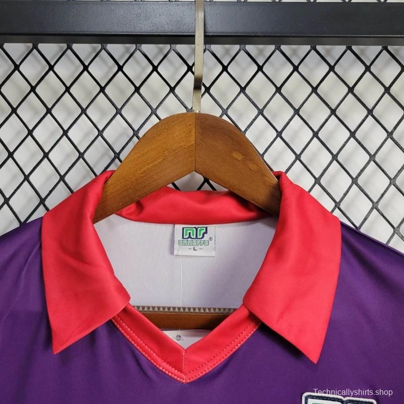 Retro 84/85 ACF Fiorentina Home Jersey