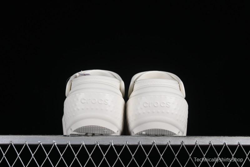 Crocs Classic Clog Retro Beach Sandals with Adjustable Heel Strap and Thick Sole - B.D4