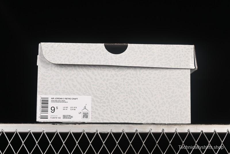 Air Jordan 3 "Craft Ivory" AJ3