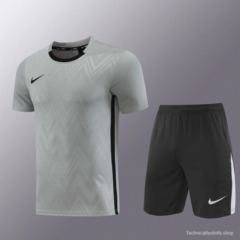 24/25 Nike Grey Short Sleeve Jersey+Shorts