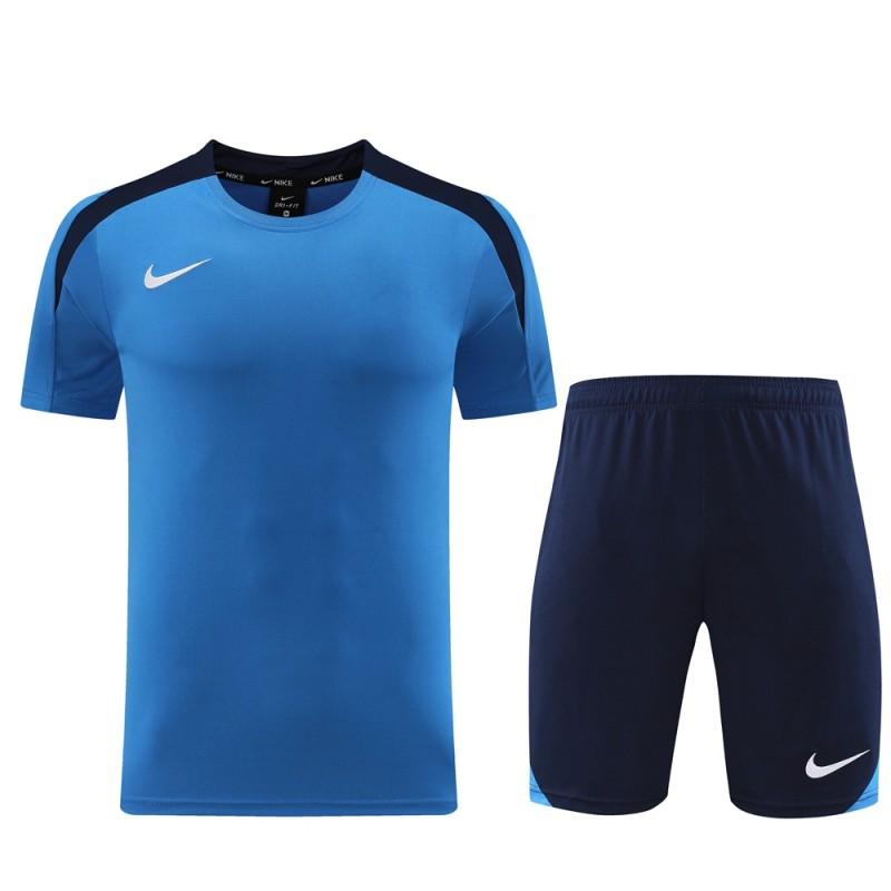 24/25 Nike Blue/Black Short Sleeve Jersey+Shorts