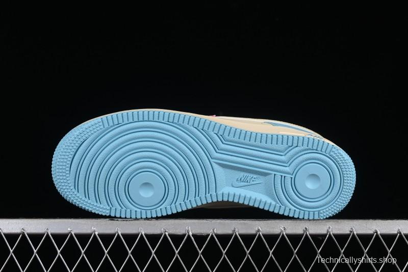 Nike Air Force 1 '07 Low Custom Casual Sneakers with Full-Length Honeycomb Air Cushion - XL2312-555