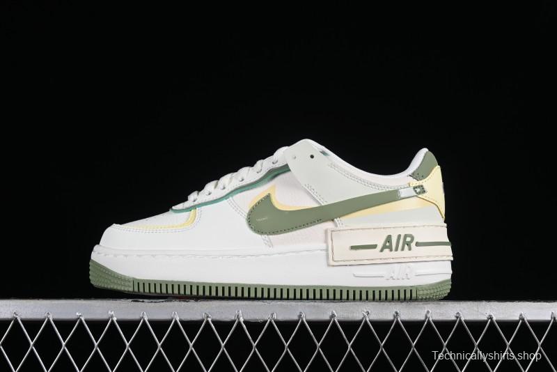 Nike Air Force 1 Shadow Low-Top Sneakers with Lightweight EVA Midsole and Anti-Slip RB Rubber Outsole - FN6335-101