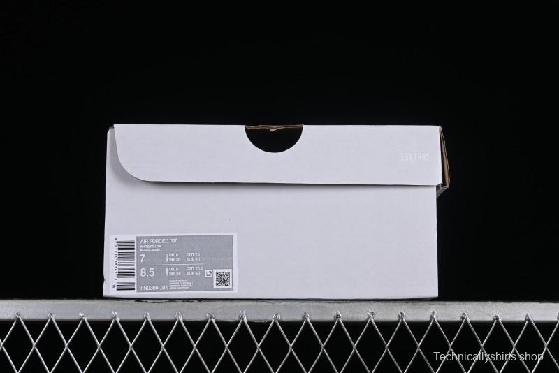 Nike Air Force 1 '07 Low Custom Official Hot-Sale Anime Theme Gradient Yellow Swoosh Casual Sneakers - FN0366-104