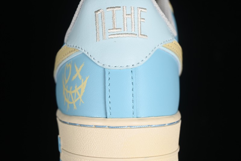 Nike Air Force 1 '07 Low Custom Casual Sneakers with Full-Length Honeycomb Air Cushion - XL2312-555