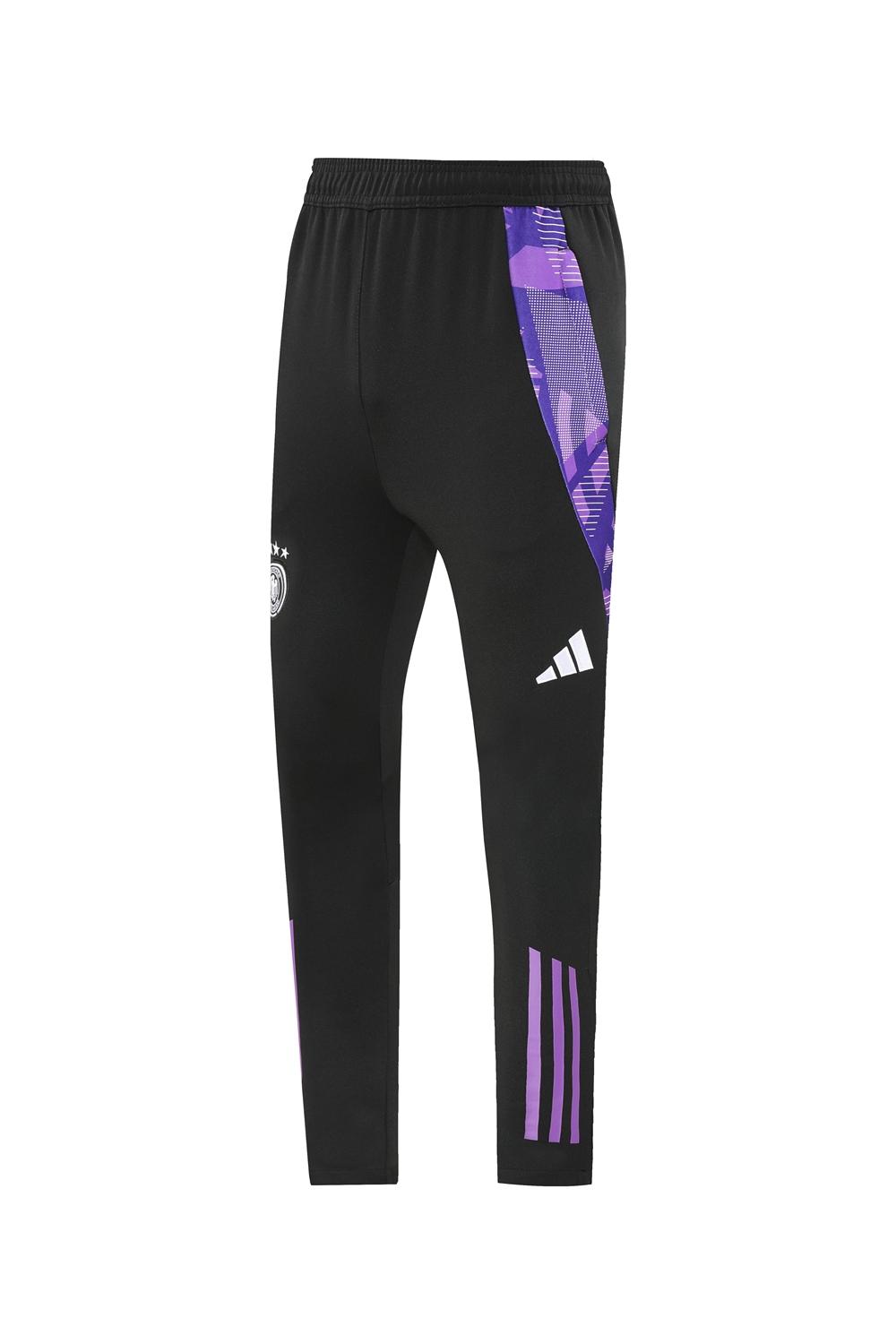 2024 Germany Purple Full Zipper Jacket +Long Pants