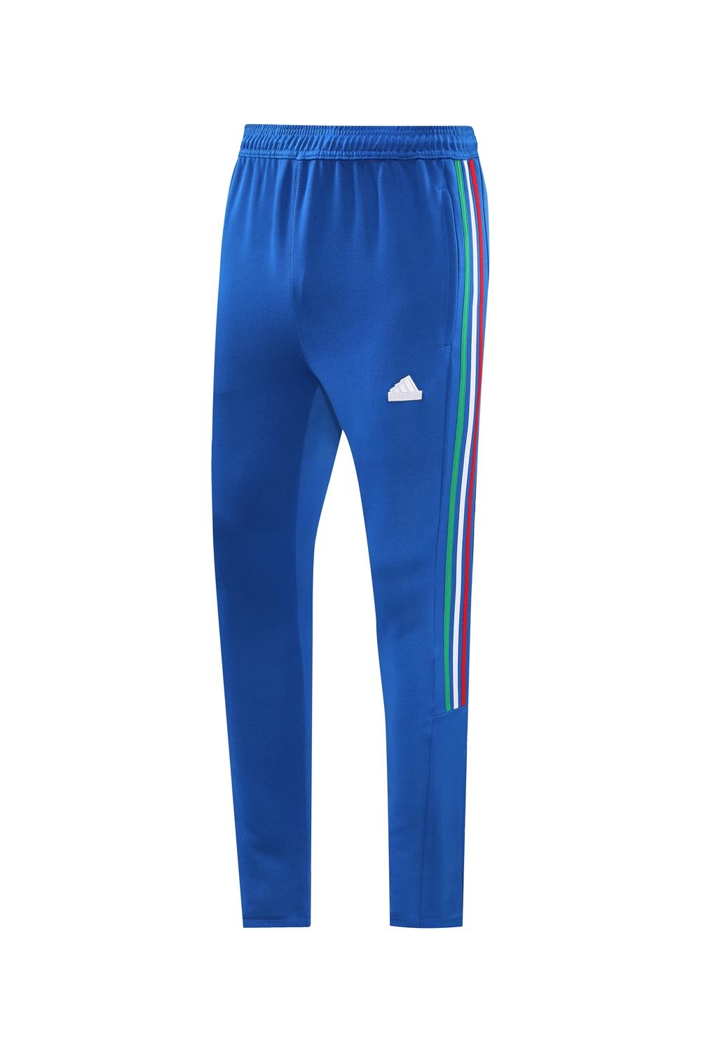 Kids 2024 Adidas Blue Full Zipper Jacket +Long Pants