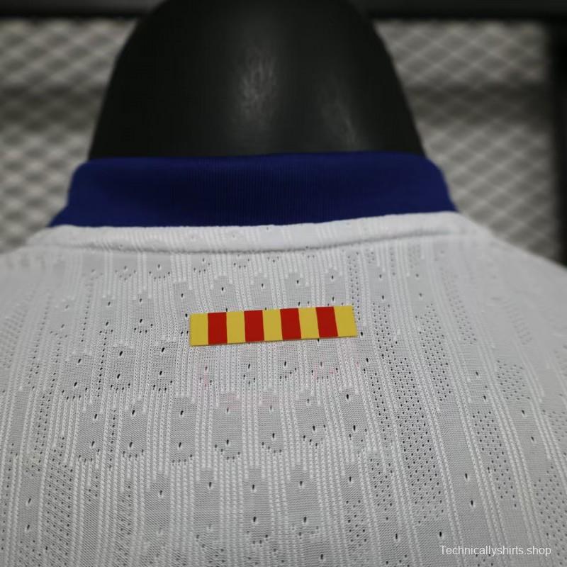 Player Version 24/25 Barcelona 125Th White Special Jersey