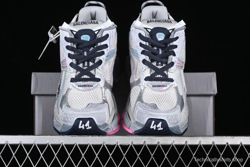 Balenciaga Runner Kith Four Color Retro Casual Sneakers - W3RMU9154