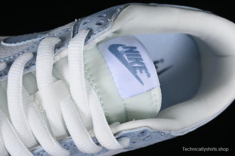 Nike SB Dunk Low Supreme Collaboration - Ice Crystal Blue Anniversary High-End Custom Low-Top Casual Skate Shoes - JH8039-939