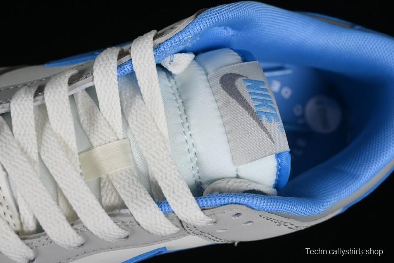 Nike Dunk Low SB "Athletic Department" Grey Blue Leather Skateboarding Shoes - FN7488-133