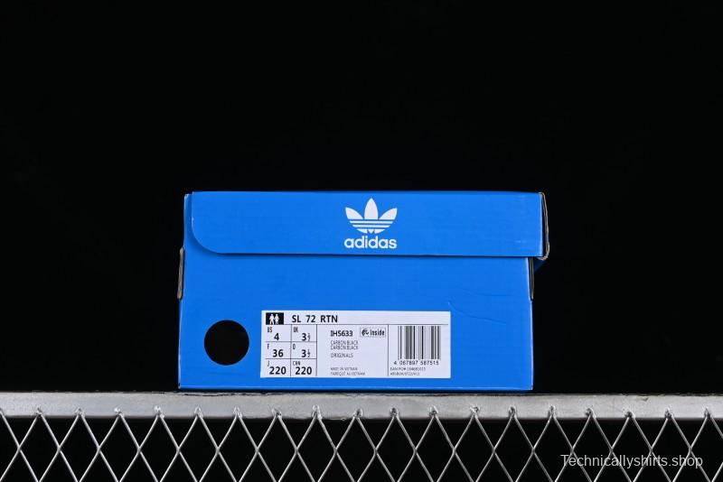 Adidas Originals SL 72 Retro Running Shoes with Nylon Upper and Rubber Outsole - IH5633