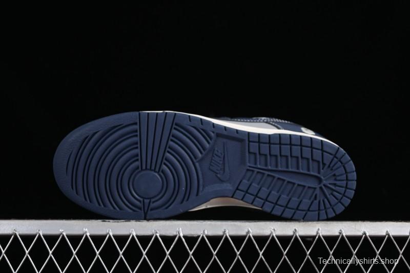 Nike SB Dunk Low BAPE Collaboration - Light Blue Grey Anniversary High-End Custom Low-Top Casual Skate Shoes - BB8969-001