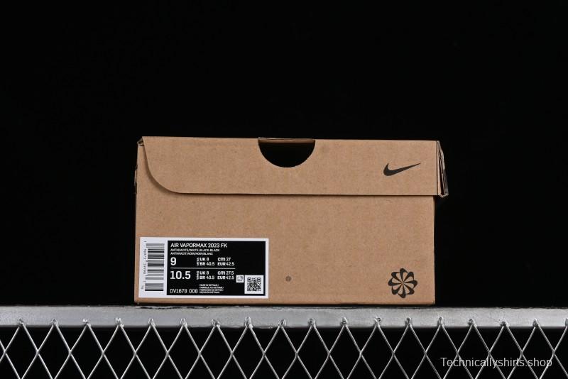 Nike Vapormax 2023 Flyknit Breathable Casual Running Shoes with Full-Length Air Cushion - DV1678-008