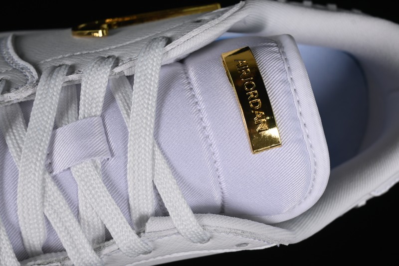 Nike Air Jordan 1 Low Method of Make Casual Sneakers in White Gold - FN5032-100