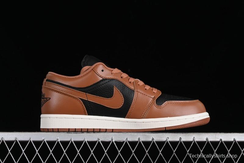 Nike Air Jordan 1 Low AJ1 Black Mocha Casual Sneakers - DC0774-021
