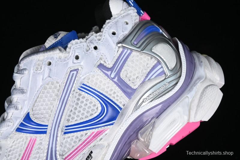 Balenciaga Runner Kith Four Color Retro Casual Sneakers - W3RMU9554