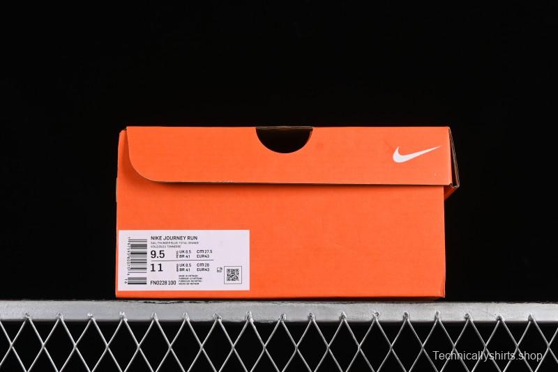 Nike Journey Run 2024 Low-Top Casual Running Shoes with Shock Absorption Anti-Slip and Wear-Resistant Design - FN0228-100